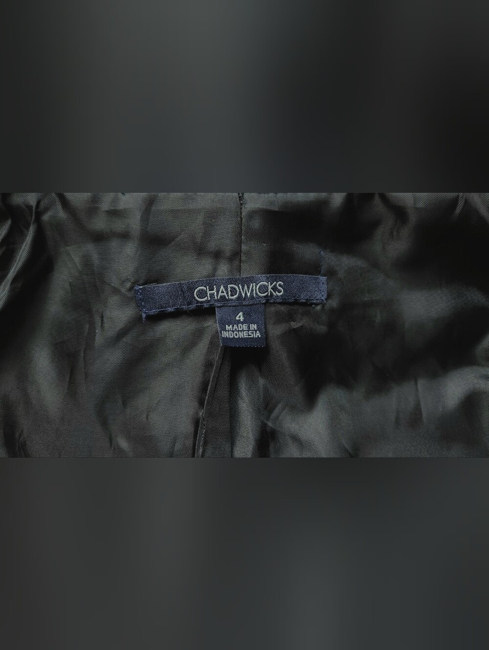 Chadwicks Wool Ruffle Peacoat With Button Detail - Picture 4 of 4